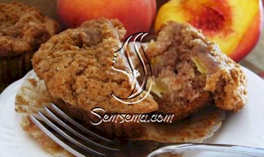 طريقة عمل مافن الخوخ بالسكر