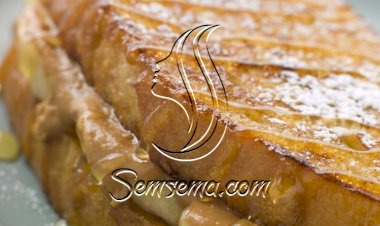 طريقة عمل فرنش توست بزبدة الفول السوداني