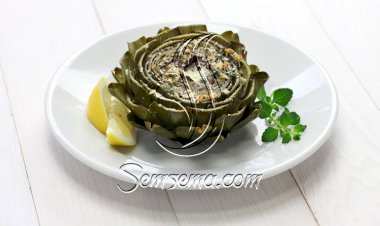 طريقة عمل الخرشوف المحشي بالجبن والبقدونس