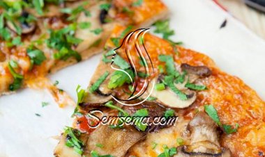 طريقة عمل بيتزا المشروم بخبز البيتا