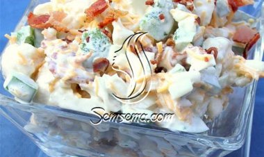 طريقة عمل سلطة القرنبيط بالجبن الشيدر