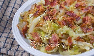 طريقة عمل سلطة الكرنب بالبصل