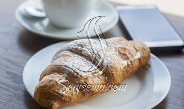 طريقة عمل ساندويتش كرواسون بزبدة اللوز