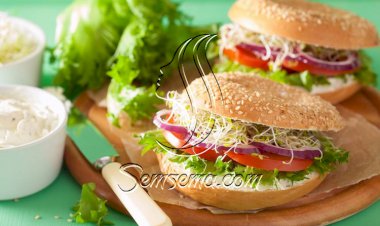 طريقة عمل ساندويتش بيجل بالجبنة الكريمي