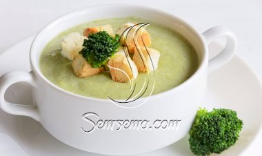 طريقة عمل شوربة البروكلي بالبطاطس