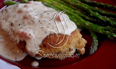 طريقة عمل صدور الدجاج بالريحان والكريمة