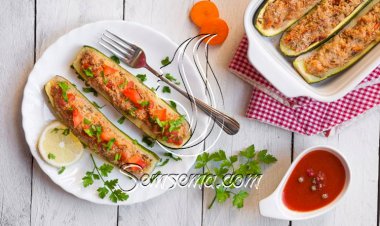 طريقة عمل الكوسة المحشية بالسجق الإيطالي