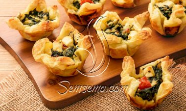 طريقة عمل قوالب الباف الباستري بالسبانخ