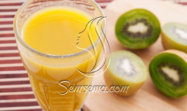 طريقة عمل سموثي الكيوي بالبرتقال