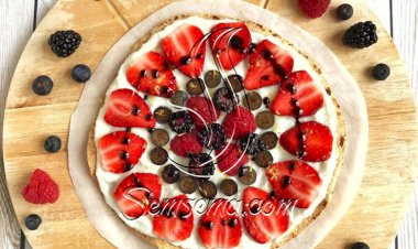 طريقة عمل تارت الفواكة بالليمون