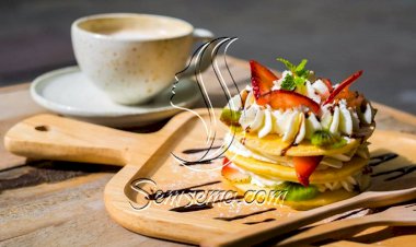 طريقة عمل تورتة بان كيك بالكيوي