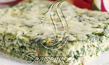 طريقة عمل فريتاتا السبانخ بشوربة المشروم