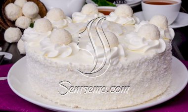 طريقة عمل تورتة جوز الهند