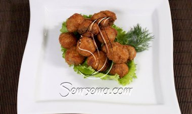 طريقة عمل كرات الدجاج البانيه