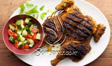 طريقة عمل دجاج مشوي بتتبيلة تكا