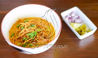 طريقة عمل شوربة المكرونة التايلاندية