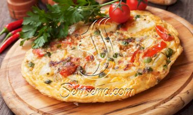 طريقة عمل بيتزا الأومليت