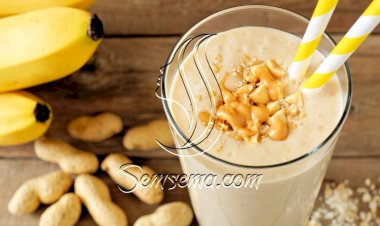 طريقة عمل سموثي الموز بالمكسرات