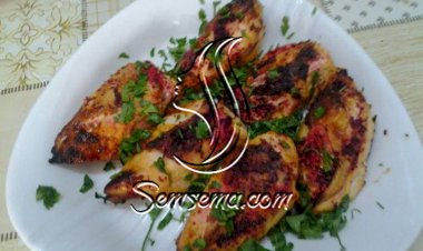 الدجاج المشوي بتتبيلة الزبادى