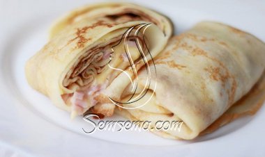 طريقة عمل الكريب بالجبن الشيدر