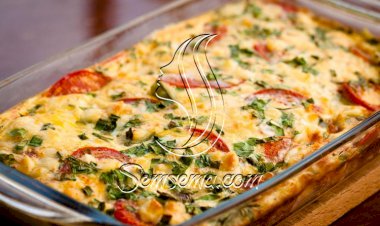 طريقة عمل صينية الكوسة بالجبن البارميزان والثوم