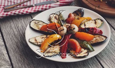 طريقة عمل خضار مشوي بالثوم والخل