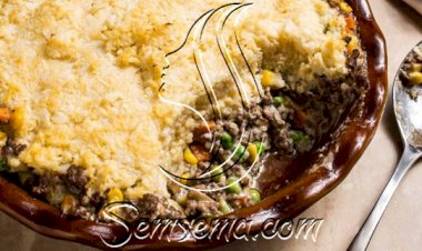 طريقة عمل طاجن القرنبيط باللحم المفروم