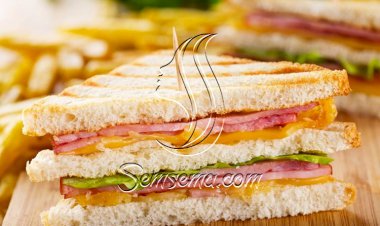 طريقة عمل كلوب ساندويتش بالجبنة واللانشون