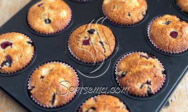 طريقة عمل كب كيك بالفواكه المجففة