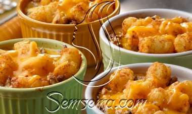 طريقة عمل اكواب البطاطس باللحم المفروم