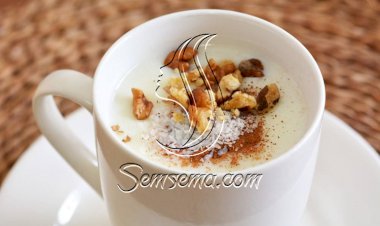 طريقة عمل السحلب بالجوز هند والمكسرات