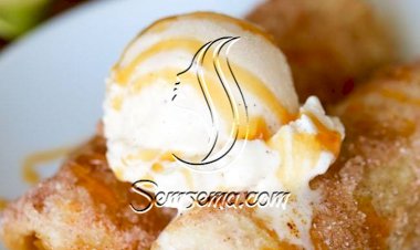 طريقة عمل رولات التفاح بالسكر والقرفة