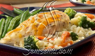 طريقة عمل صدور الدجاج بالأرز والجزر