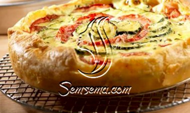 طريقة عمل تارت الكوسة بالطماطم والموزاريللا