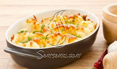 طريقة عمل صينية قرنبيط بالجبنة في الفرن