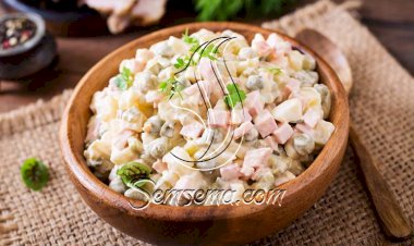 طريقة عمل سلطة بطاطس بالبسلة