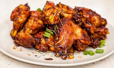 طريقة عمل أجنحة الدجاج المكرملة