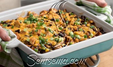 طريقة عمل طاجن الدجاج برقائق التورتيللا