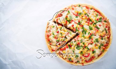 طريقة عمل بيتزا بالذرة الحلوة