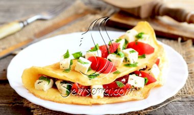 طريقة عمل أومليت محشي