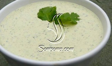 طريقة عمل صوص الكزبرة الكريمي