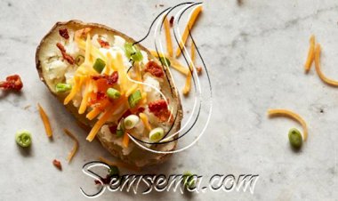 طريقة عمل البطاطس المحشية بالجبنة والبصل