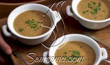 طريقة عمل شوربة المشروم والكراث