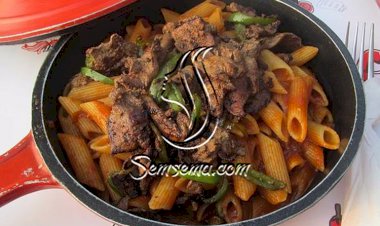 طريقة عمل مكرونة بالكبدة