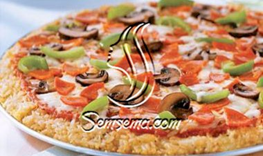 طريقة عمل بيتزا الأرز