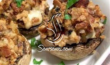 طريقة عمل المشروم المحشي بيكون