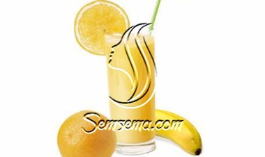 طريقة عمل سموثي البرتقال والموز