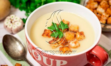 طريقة عمل شوربة البطاطس الكريمي