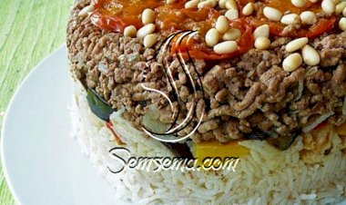 طريقة عمل مقلوبة باللحمة المفرومة