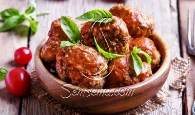 طريقة عمل كرات اللحم بالبصل والسكر